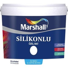 Marshall Silikonlu Özel Mat Duvar Boyası 1 Lt