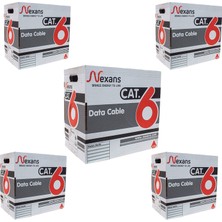 Nexans Cat 6 Utp 23AWG Halogen Free Kablo 305 M 5 Kutu