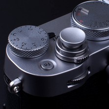 Tianya Fujifilm x Serisi Aynasız Makineler Için Gümüş Silver Deklanşör Düğmesi Shutter Button