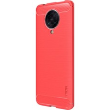Mofı Xiaomi Redmi K30 Pro/xiaomi Poco F2 Pro/redmi K30 Pro Zoom Için Karbon Fiber Doku Tpu Telefon Kılıfı - Kırmızı (Yurt Dışından)