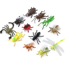 Lovoski 24 Adet Plastik Böcekler Karıncalar Hayvan Ekran Modeli Rakamlar Çocuklar Hile Oyuncaklar Oyuncaklar (Yurt Dışından)