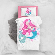 Monohome Mermaid 3D Pamuk Saten Bebek Nevresim Takımı
