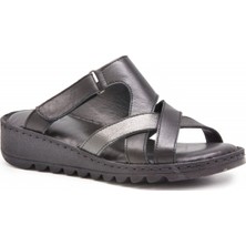Gedikpaşalı Mrn 012 Siyah Bayan Comfort Terlik Terlik Sandalet