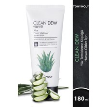 Tonymoly Yüz Temizleme Köpüğü Clean Dew Hassas Ciltler İçin Aloe Vera Cilt Bakımı 180ml