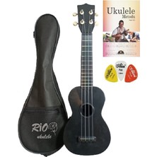 Rio Kompozit Kırılmaz Soprano Ukulele Kılıf Metot Pena