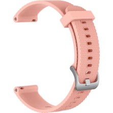 22MM Yumuşak Silikon Kauçuk Watch Band Su Geçirmez Spor Askısı Için Polar Haki