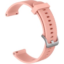 22MM Yumuşak Silikon Kauçuk Watch Band Su Geçirmez Spor Askısı Için Polar Haki