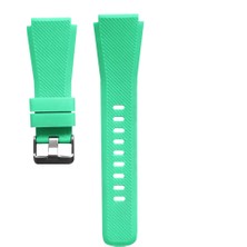 Sharplace Spor Silikon Bilezik Samsung Dişli S3 Frontier Nane Yeşil Için Silikon Bilezik Kayışı Watch Band