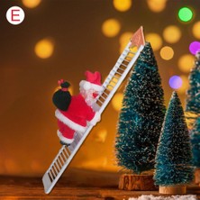 Sharplace Elektrikli Tırmanma Evi Noel Baba Noel Baba Bebek Oyuncak Xmas Hediye Ev Tırmanması Ev A