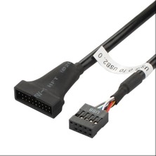 Anakart Üzerinde USB 3.0 20-Pın USB 2.0 9-Pin Adaptörü Kablo Bağlayıcı