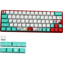 Mercan Deniz Ukyo-E Kiraz Mx Klavye Için Dy-Sub Pbt Keycaps Dıy Ingilizce