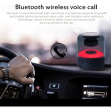 Taşınabilir Cam Kablosuz Bluetooth Hoparlör Şeffaf 360 ° Stereo Ses