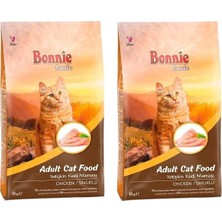 Bonnie Chicken Tavuklu Yetişkin Kedi Maması 10 kg x 2 Adet