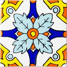 Can Seramik 10*10 cm Cç-98 Kütahya Çini Karo ( 5'li 1 Paket )