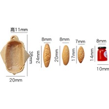 Lovoski 1/12 Minyatür Kızlar Gıda Küçük Ekmek Sepeti Seti Bebek Evi Aksesuarları Oyuncaklar (Yurt Dışından)
