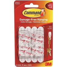 Command Mini Şeffaf Askı 17006CLR