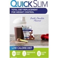 Quick Slim Çikolata (Double Chocolate) Aromalı, 23G X 30 Saşe