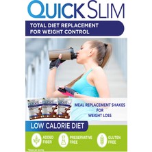 Quick Slim Çikolata (Double Chocolate) Aromalı, 23G X 30 Saşe