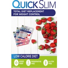 Quick Slim Çilek (Strawberry Cream) Aromalı, 23G X 30 Saşe