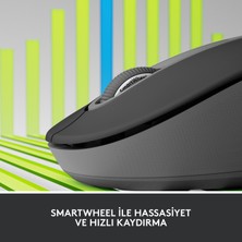 Logitech Signature M650 Küçük ve Orta Boy Sağ El Için Sessiz Kablosuz Mouse - Siyah