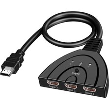 Platoon PL-7233 Full HD 3'lü HDMI Çoklayıcı Çoğaltıcı Swich Splitter