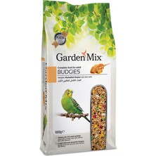 Garden Mix  Muhabbet Kuşu Bakım Seti Ballı Kuş Yemi 1 kg + Kuş Kondisyon Yemi + Kuş Kumu 3'lü