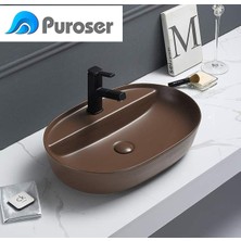 Puroser Letoon Kahve Tezgah Üstü Çanak Lavabo