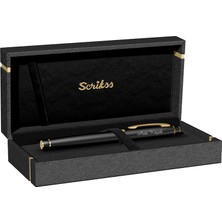 Isme Özel Scrikss Dolma Kalem Honour 35 Siyah Altın