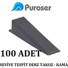 Puroser Seramik Fayans Tutucu Seviye Tespit Derz Takozu Kaması 100 Adet