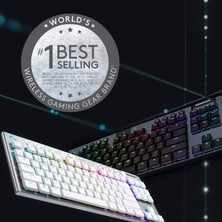 Logitech G G915 TKL LIGHTSPEED RGB İngilizce Q Kablosuz Mekanik Oyuncu Klavyesi - Siyah