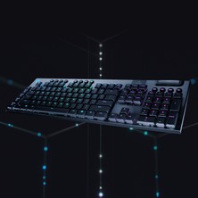 Logitech G G915 LIGHTSPEED RGB Tam Boyutlu İngilizce Q Kablosuz Oyuncu Klavyesi - Siyah