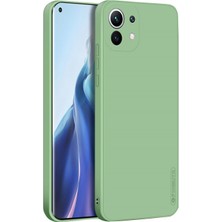 Pinwuyo Xiaomi Mi 11 Lite 5g Için Yumuşak Silikon Cep Telefonu Kılıfı - Yeşil (Yurt Dışından)