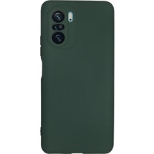 Zipax Xiaomi Mi 11I Kılıf Nano Içi Kadife  Silikon - Yeşil