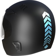 Çınar Extreme 2 Adet Sport Kask, Araba Ayna Nane Yeşili Kask Sticker Çınar Extreme