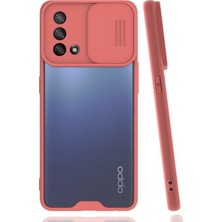 Zipax Oppo A74 4g Kılıf Platin Kamera Koruma Silikon - Pembe