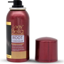 Lady Bella Saç Dipleri İçin Kapatıcı Sprey Boya - Black 100 ml