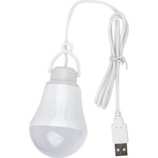 Gaman USB Kablolu Beyaz LED Ampul 6V
