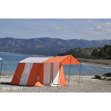 Tunç 2 Odalı Kamp Çadırı Turuncu