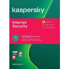 Kaspersky Internet Security 2 Kullanıcı 1 Yıl Virüs Programı 2022TR