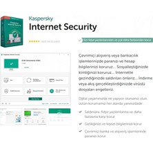 Kaspersky Internet Security 2 Kullanıcı 1 Yıl Virüs Programı 2022TR