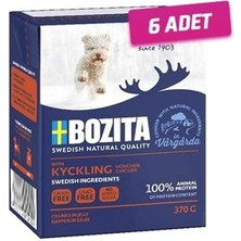 Bozita 6 Adet - Bozita Naturals Tavuklu Yavru Kopek Konservesi 370 gr