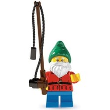LEGO Minifigür - Seri 4 - 8804 - Lawn Gnome