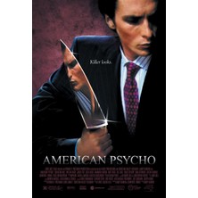 Aktüel American Psycho (2000) 35 cm x 50 cm Afiş - Poster Jubdbhyou