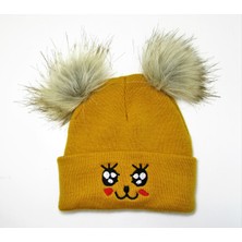 Salar Ticaret Salarticaret Kız Çocuk Bere 1-5 Yaş Arası Hardal