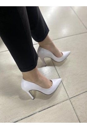 Farina Kadın Beyaz Topuklu Ayakkabı