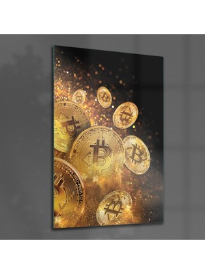 Decovetro Cam Tablo Bitcoin Gold