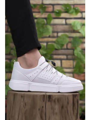 Riccon Beyaz Beyaz Erkek Sneaker 00122023
