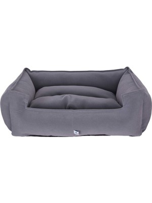 Eczacım Yıkana Bilir Tırnak Geçirmez Köpek Kedi Plus Yatak Gri