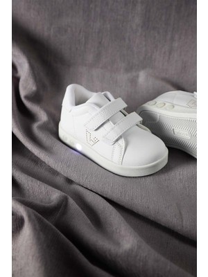 Vicco Oyo Unisex Işıklı Beyaz Spor Ayakkabı