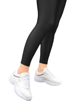 U.S. Polo Assn. Tracey Kalın Taban Beyaz Kadın Sneaker Spor Ayakkabı V10